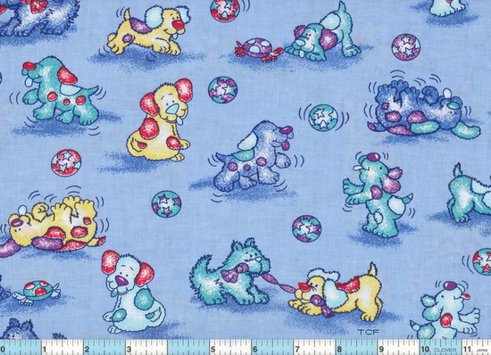 Playful Pups Tug-o-War Ball Blue